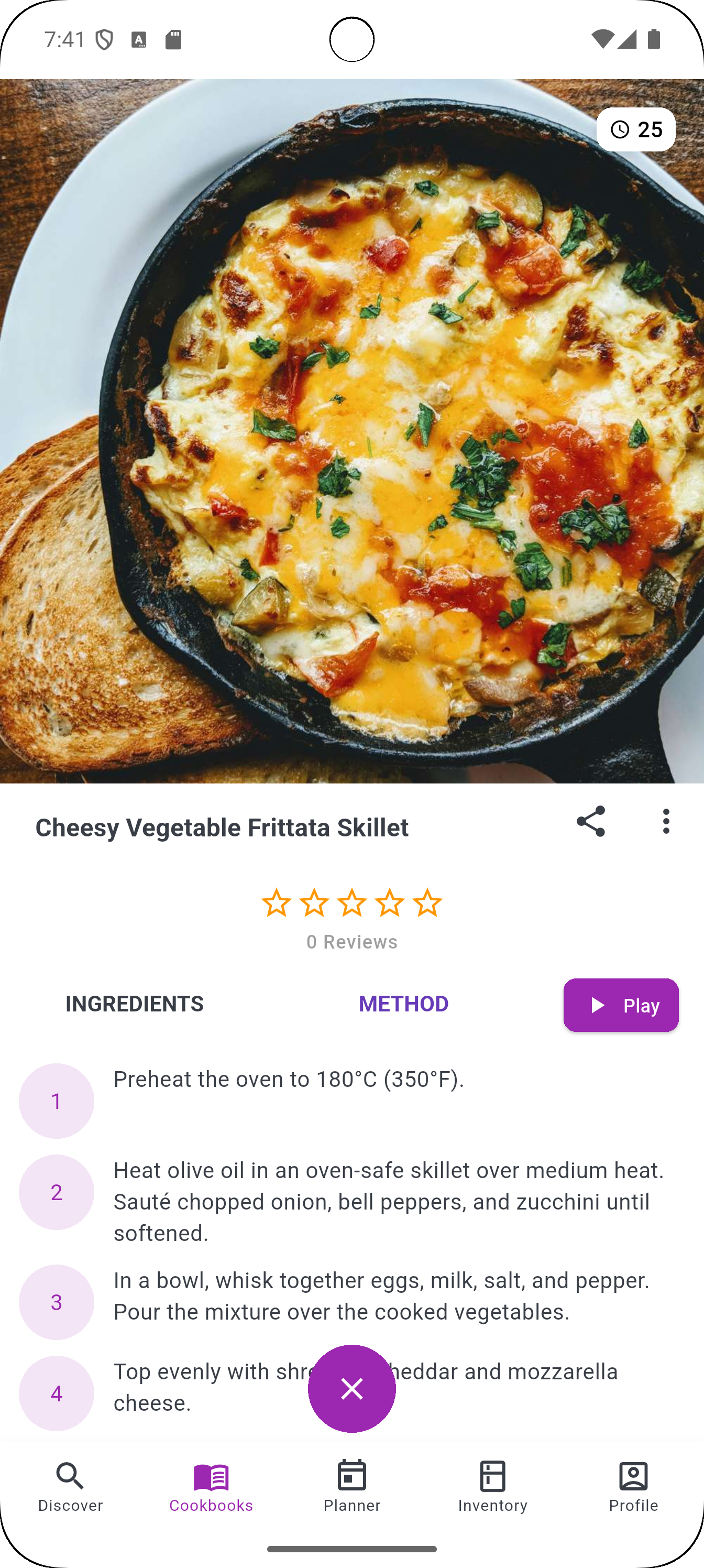 App Screenshot - Play Mode overview