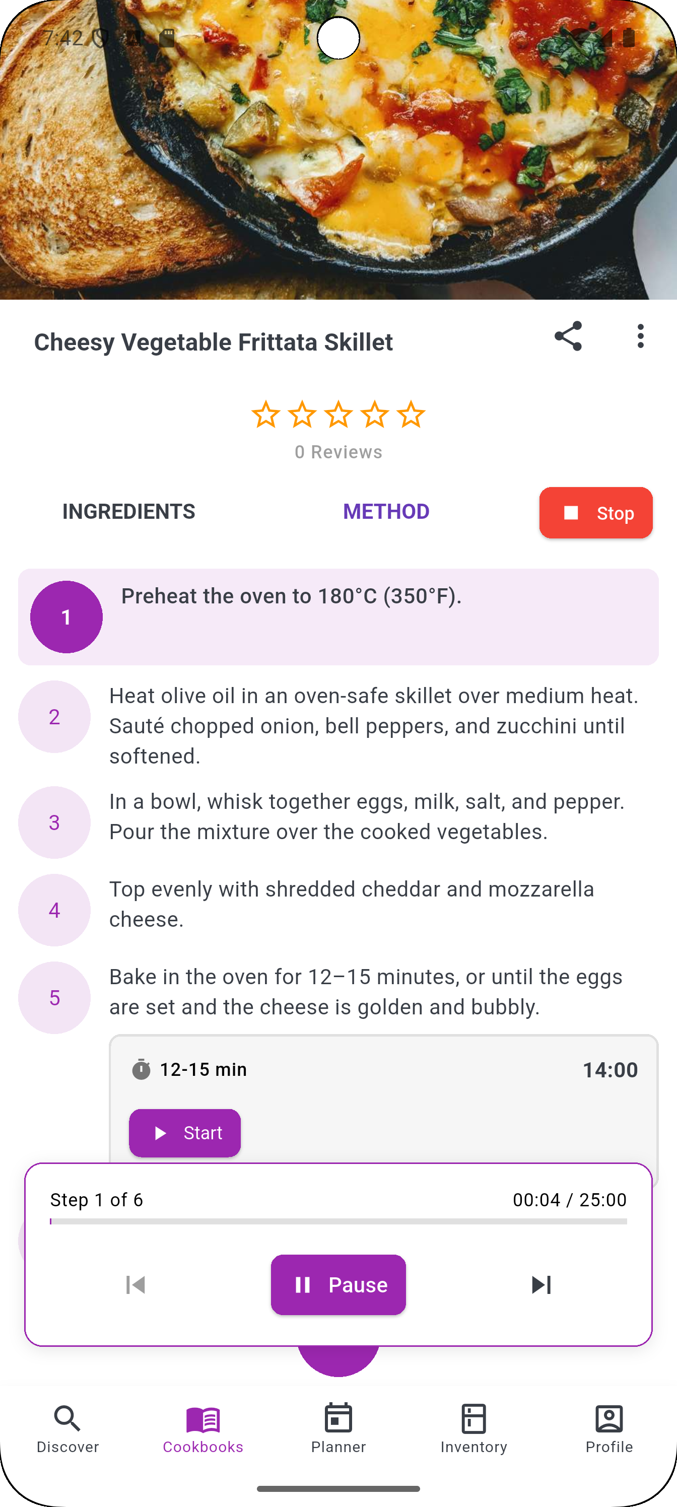 App Screenshot - Activating Play Mode